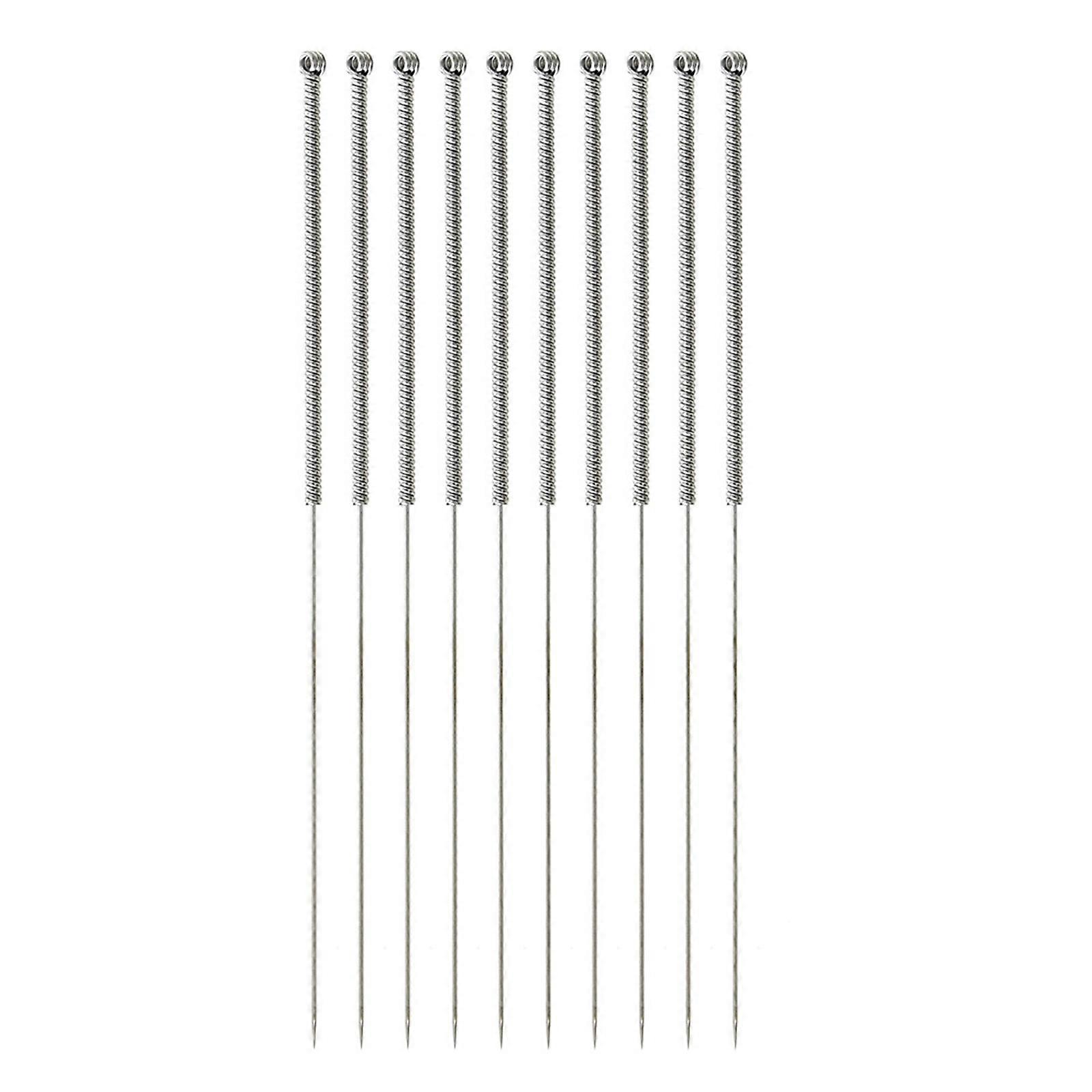 Kit de nettoyage de buse 10 aiguilles en acier inoxydable 0,2 / 0,25 / 0,3 / 0,35 / 0,4 mm