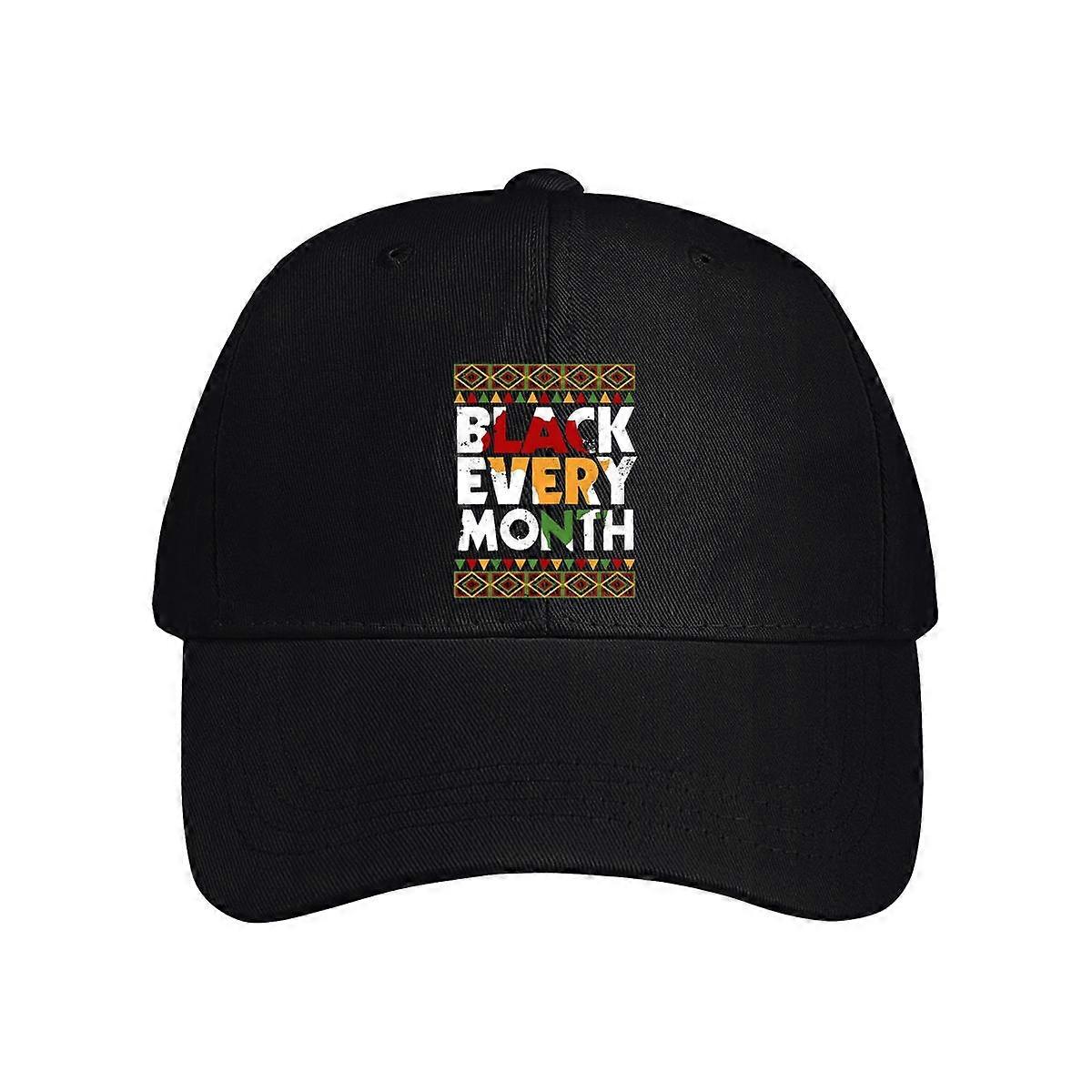 Svart hver måned baseballcaps