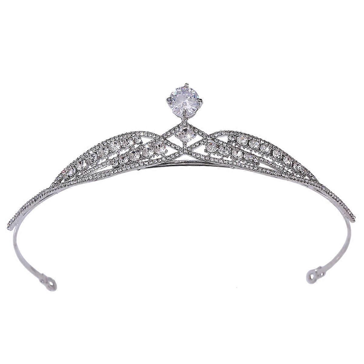 Princess Queen Crown Crystal Tiara Wedding Crown Elegant