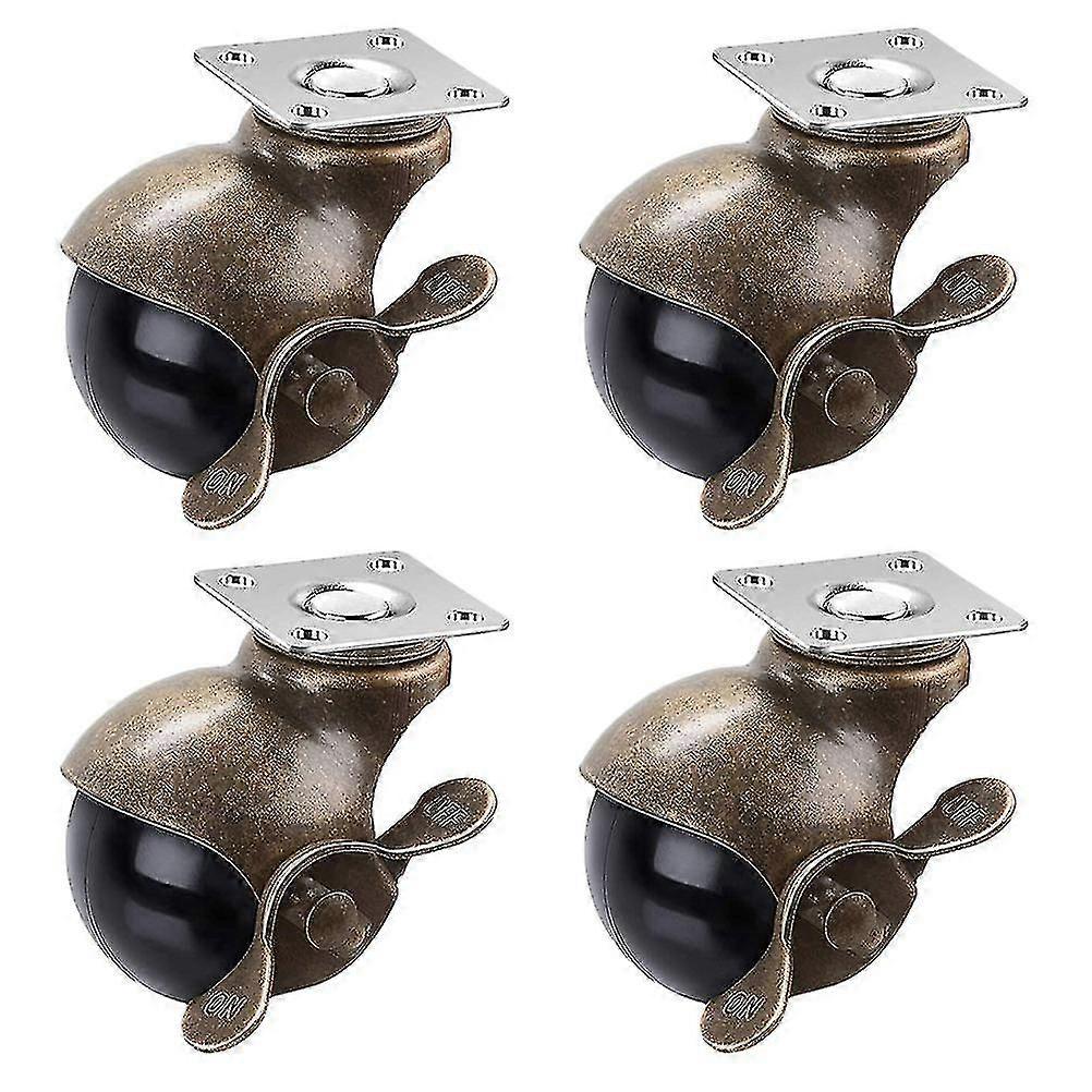 4pcs τροχοί επίπλων βαρέως τύπου caster έπιπλα αξεσουάρ Vintage τροχούς για έπιπλα