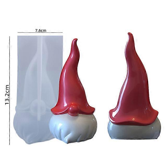 Soft Silicone Christmas Decor Candle Mold Multi Style Christmas Tree Snowman Santa Claus Dwarf Mould 3D Soap Resin Molds Gifts Holiday Ornament Displa
