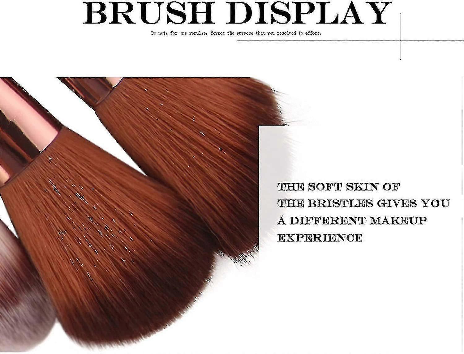 18 Pack Synthetic H Makeup Brush Set For , B, Foundat(-)