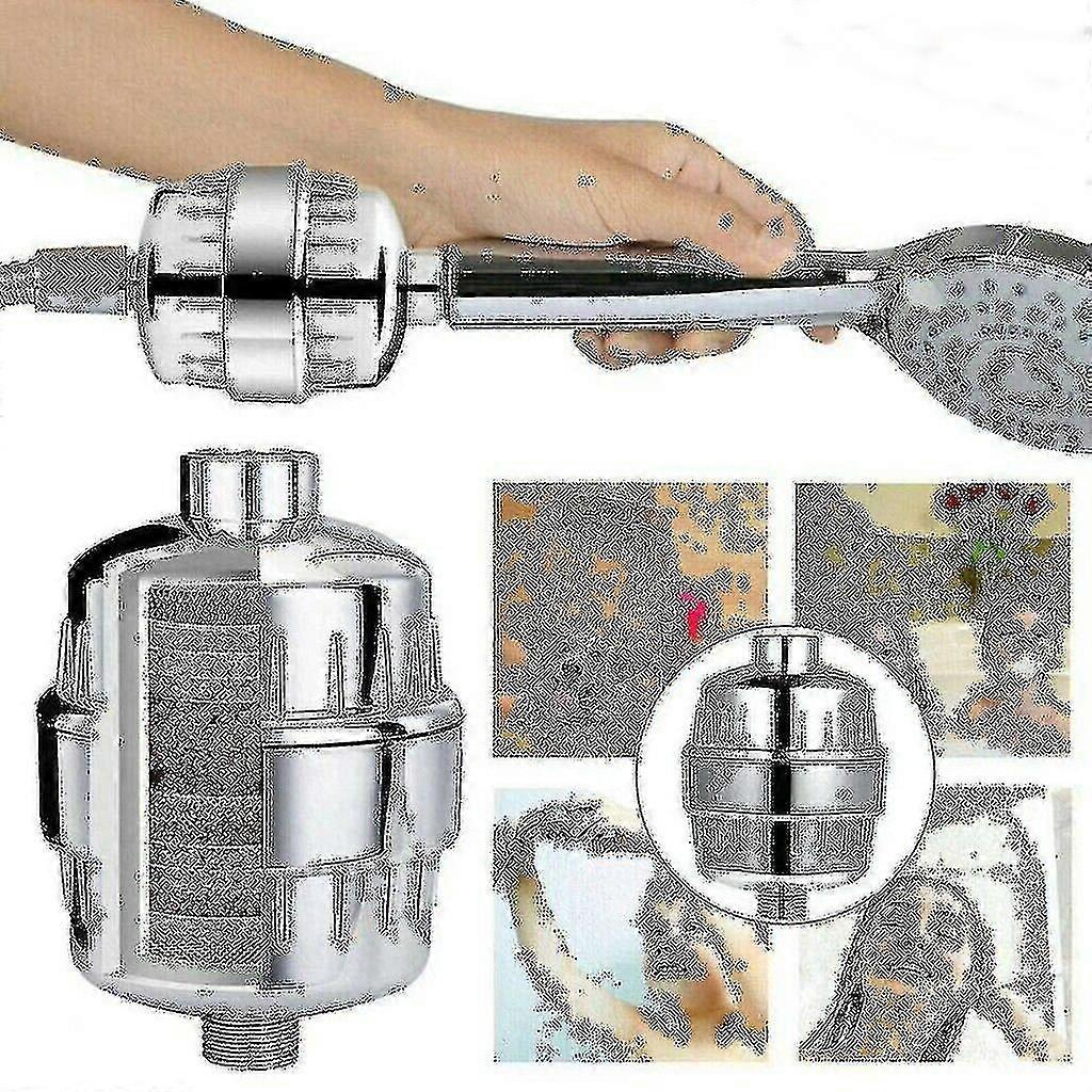 Universal dusjfilter vannfilter mykner hardt vann purifier dusjhode tw