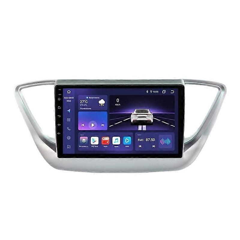 2 Din For Hyundai Solaris 2 Verna 2017-2020 Car Radio Carplay 4g 8-core Wifi Android Auto Car Stereo Car Multimedia Video Player GPS Navigation DSP RD