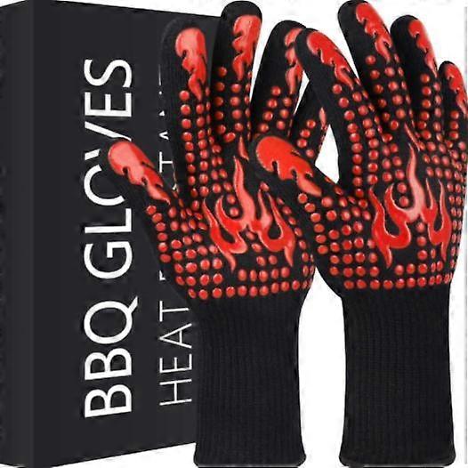 Grill Gloves 1472 F Extreme-Heat-Resistant Fire Proof Mitts