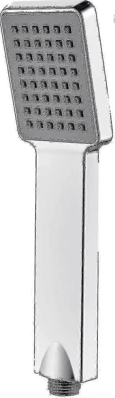 Square Hand Shower, Shower Head, Chrome, Silver Z