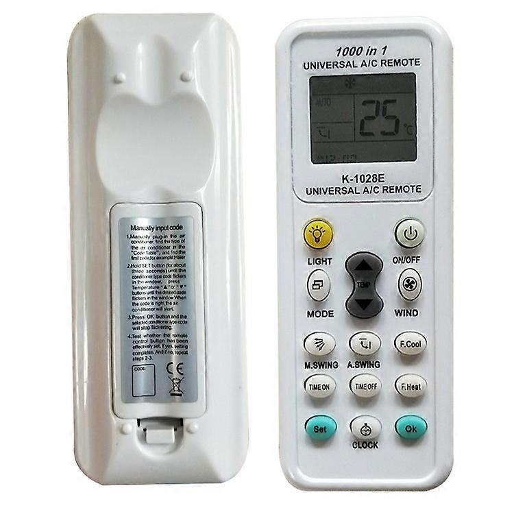 Universal 1000 In 1 air conditioner remote control K-1028E one-key setting Low Power Consumption Ac Air Conditioner Suits Most Betterlifefg