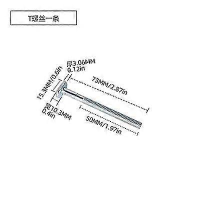 Woodworking T Track Clamping Block Cnc Router Machine Pressure Plate Set Miter M6 Screw Pressing Block T Slider Kit Tool