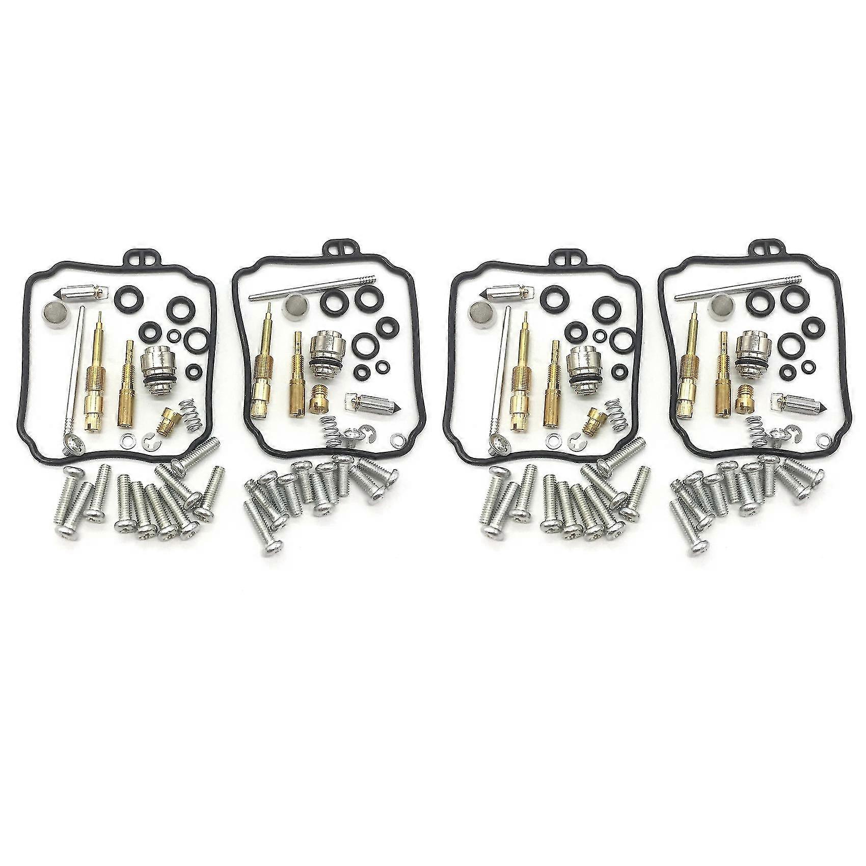 4 Set Motorcycle Carburetor Gaskets Repair Kit For Xvs65a V-star 650 Classic 1998-2005