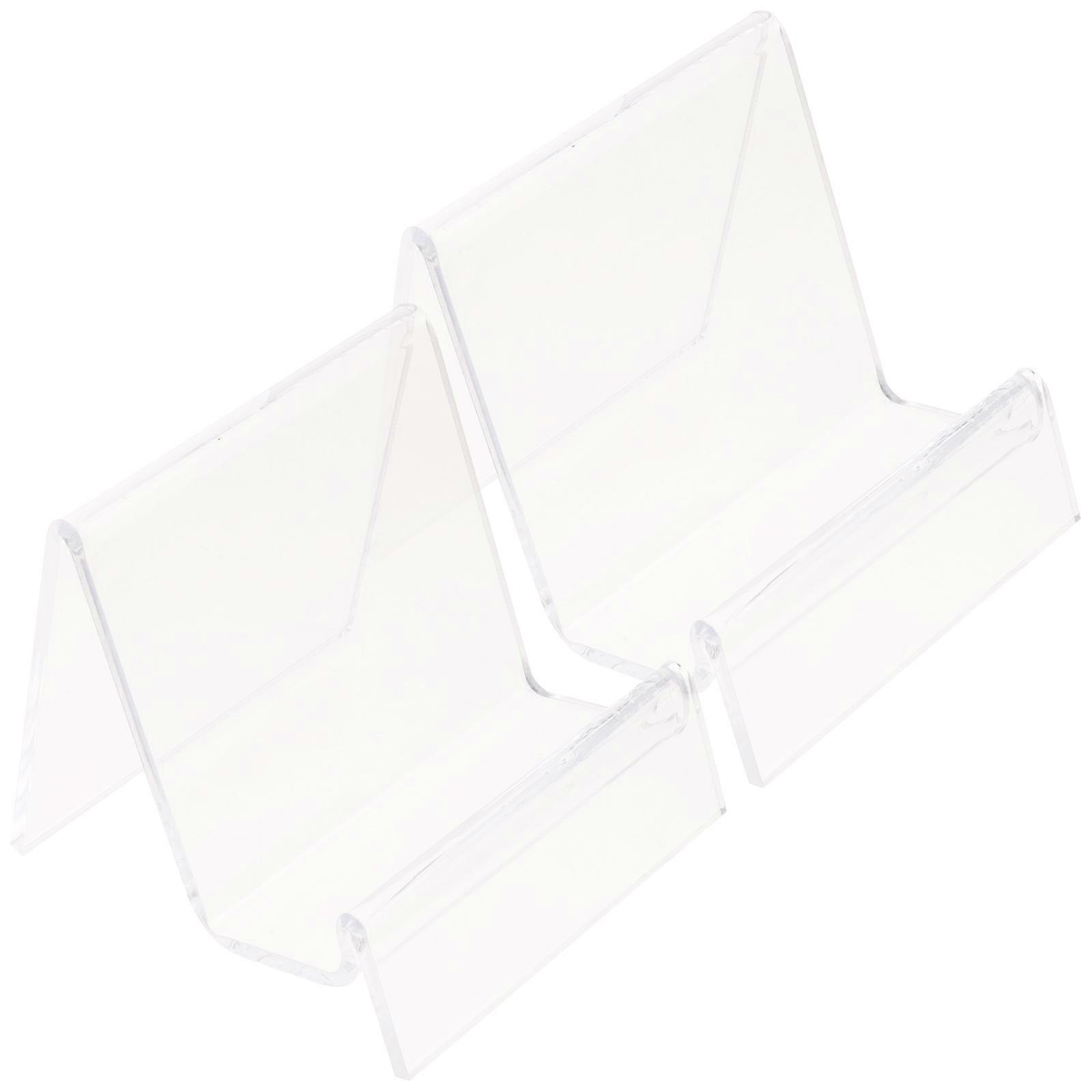 2pcs Purse Display Stand Single Layer Stand Display Rack Wallet Rack Wallet Display Bracket