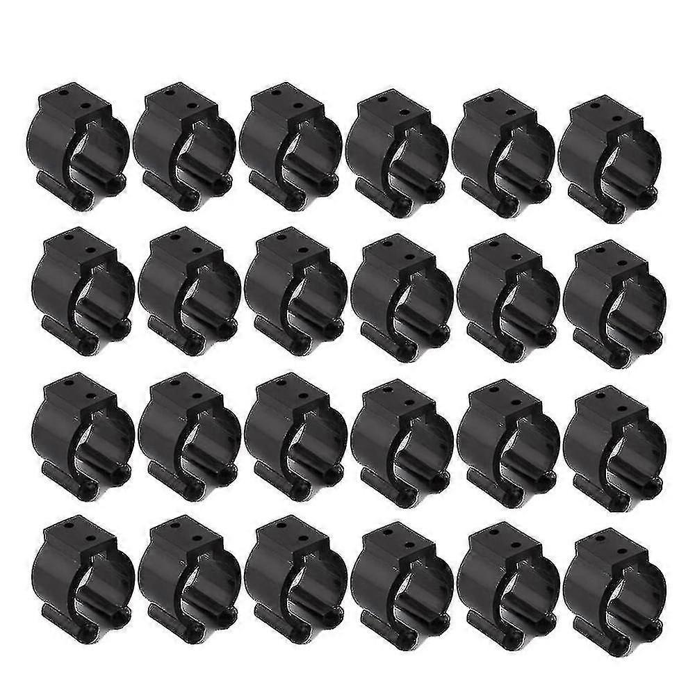 24 حزمة الحائط الصيد رود تخزين مقاطع المشابك حامل البلياردو جديلة المنظم ، القطب الصيد H