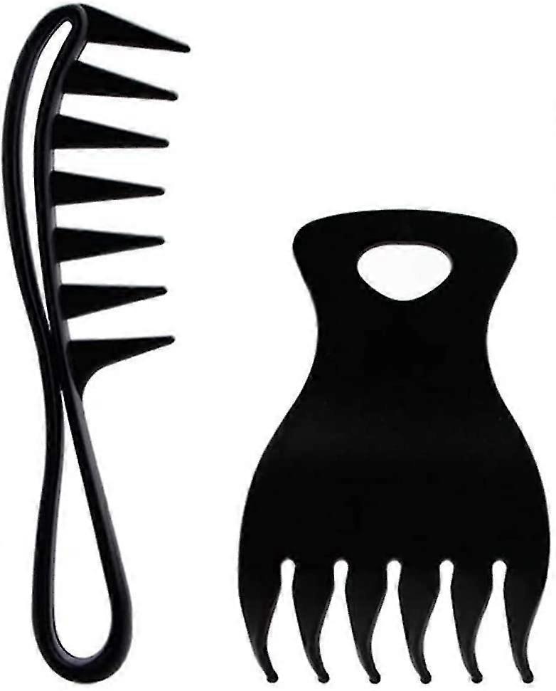 2-piece Professional Men's Styling Comb Set