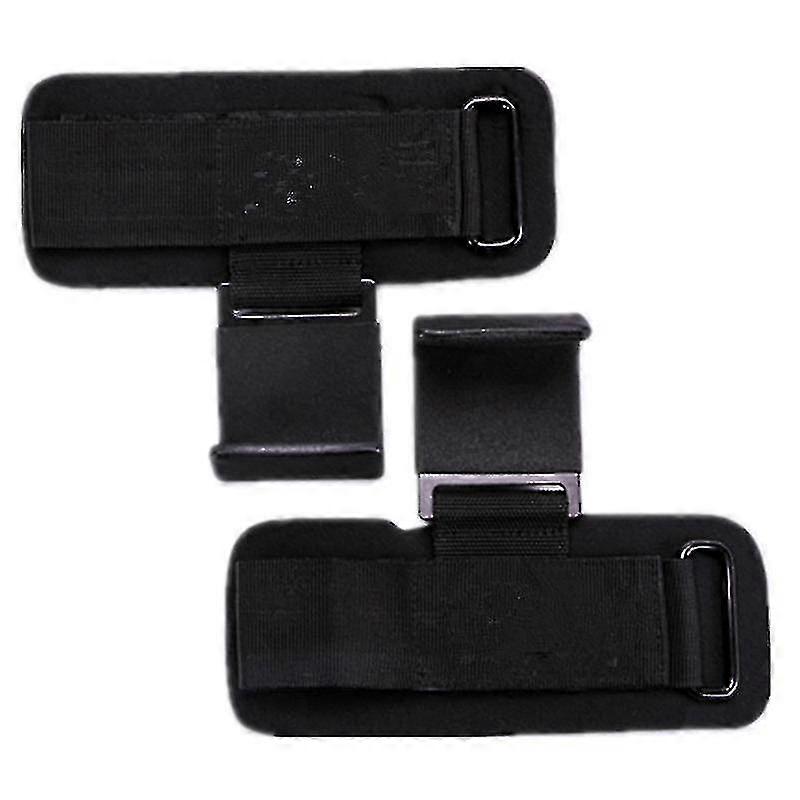 Powerlifting Hook. Weight Lifting Hook For Bodybuilding Cross Training, Unisex Flat Hookblack2pcs