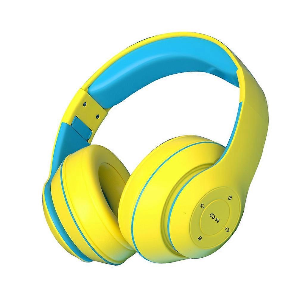 Foldable Bluetooth-compatible Headphones Noise Cancellation Headset Wireless