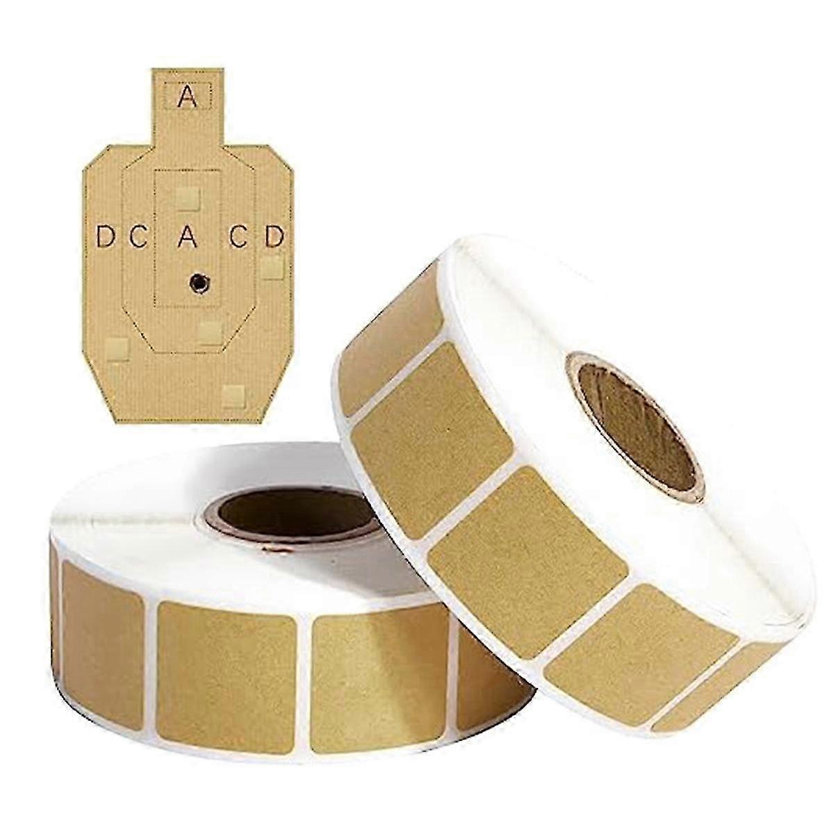 2000pcs Premium Quality Square Target Pasters-2.2cm Self-adhesive Target Stickers
