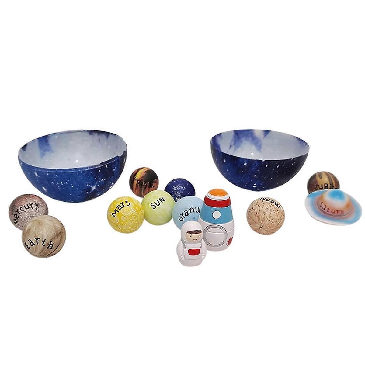 Solar System Planet Ball Eight Planetary Balls Educational Model for Table Decor Toys