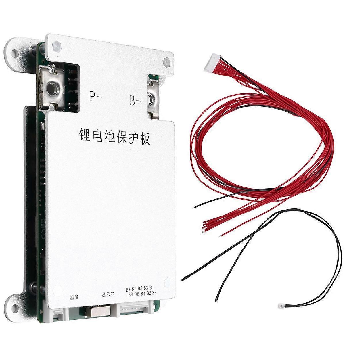 Smart Lithium Battery Protection Board 4-8S 60A Li-Ion Active Balance Support BT for Ternary/Lithiu