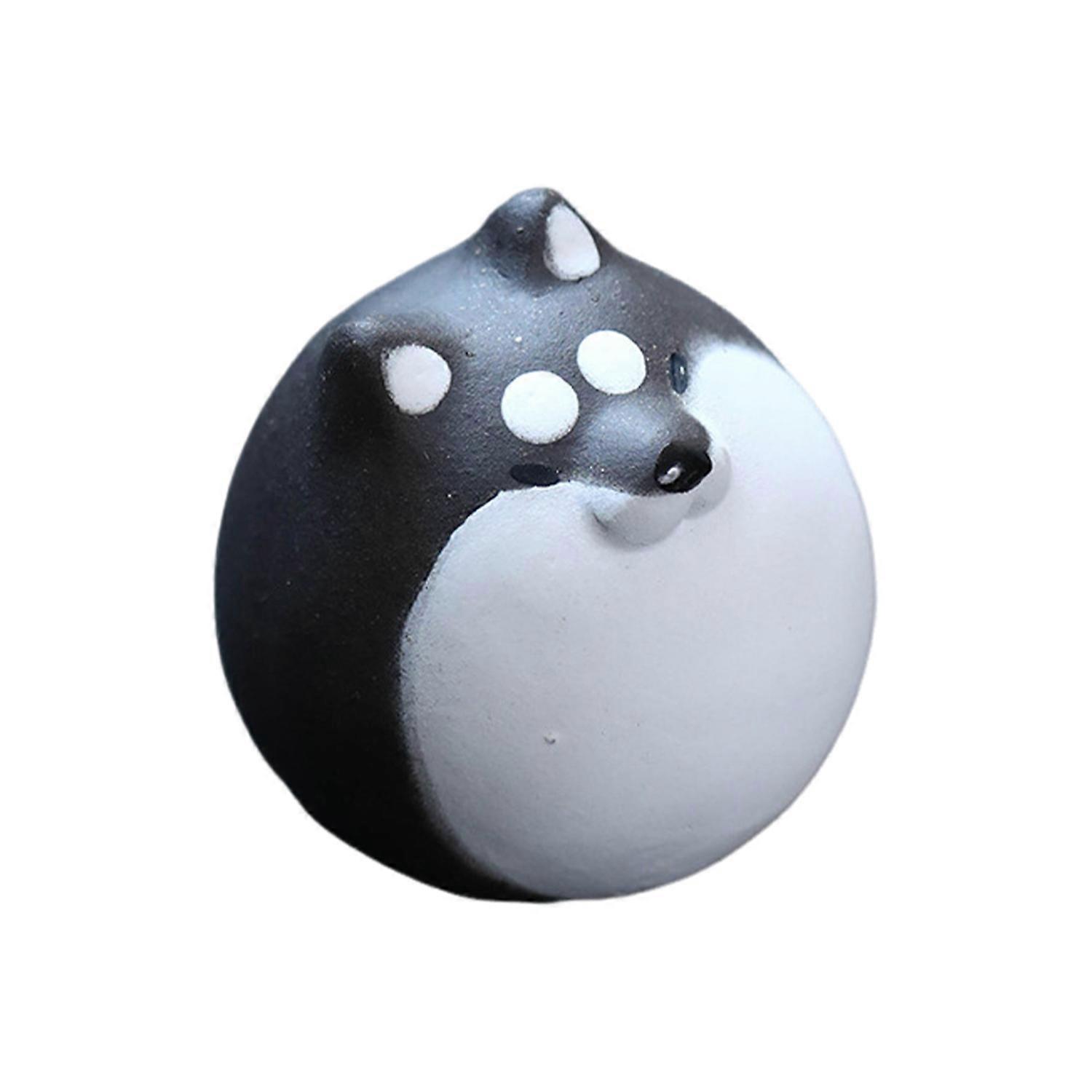 Dog Tea Pet Crafts Kungfu Sculpture for Tea Lovers Color-Changing Tea Tray Decor Water Dispenser Hot