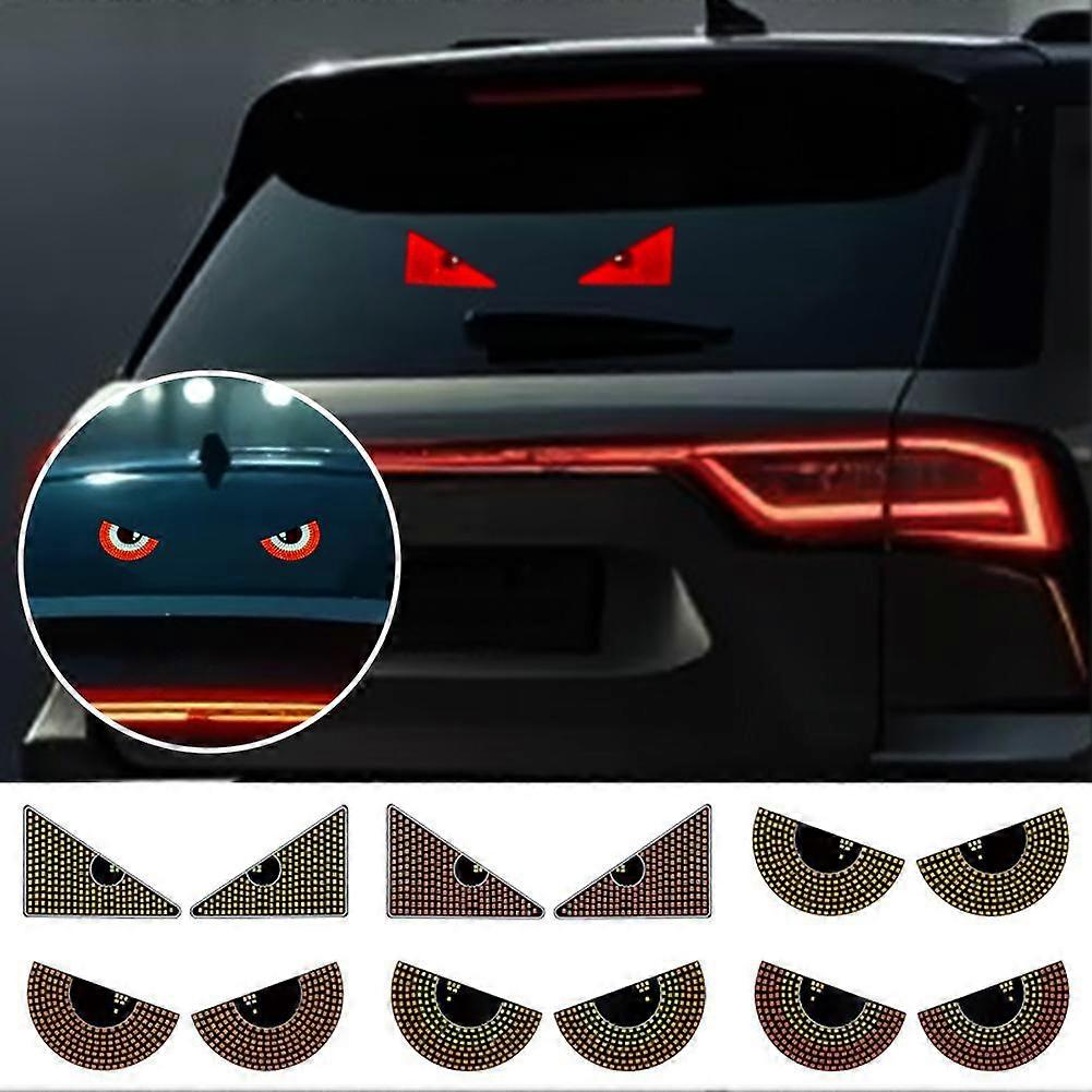 LED Devil Eyes Light voor auto's Creative USB Wireless Car Light Cool Gift