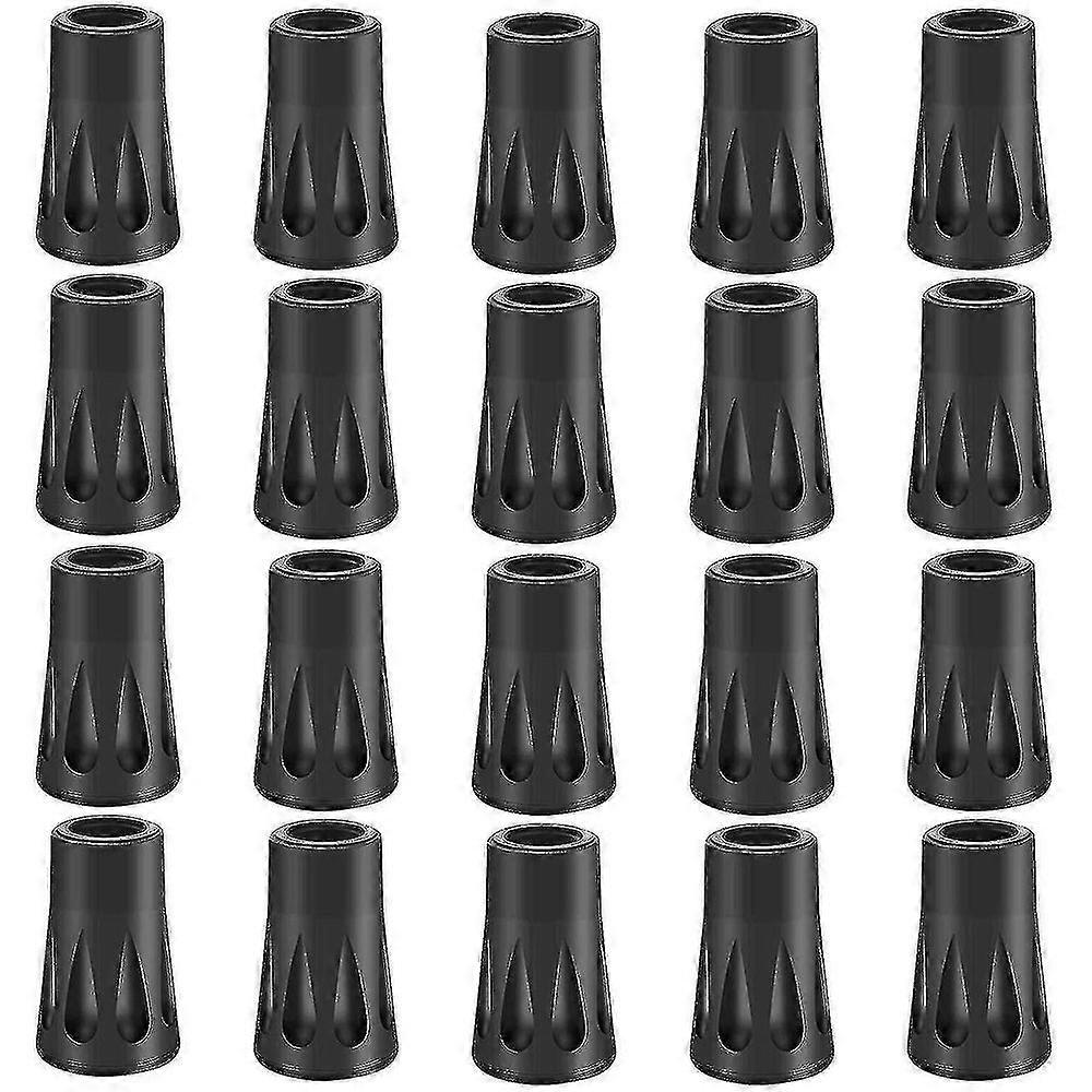 20 X Rubber Buffer Set Hiking Poles Rubber Buffer Nordic Walking Pads