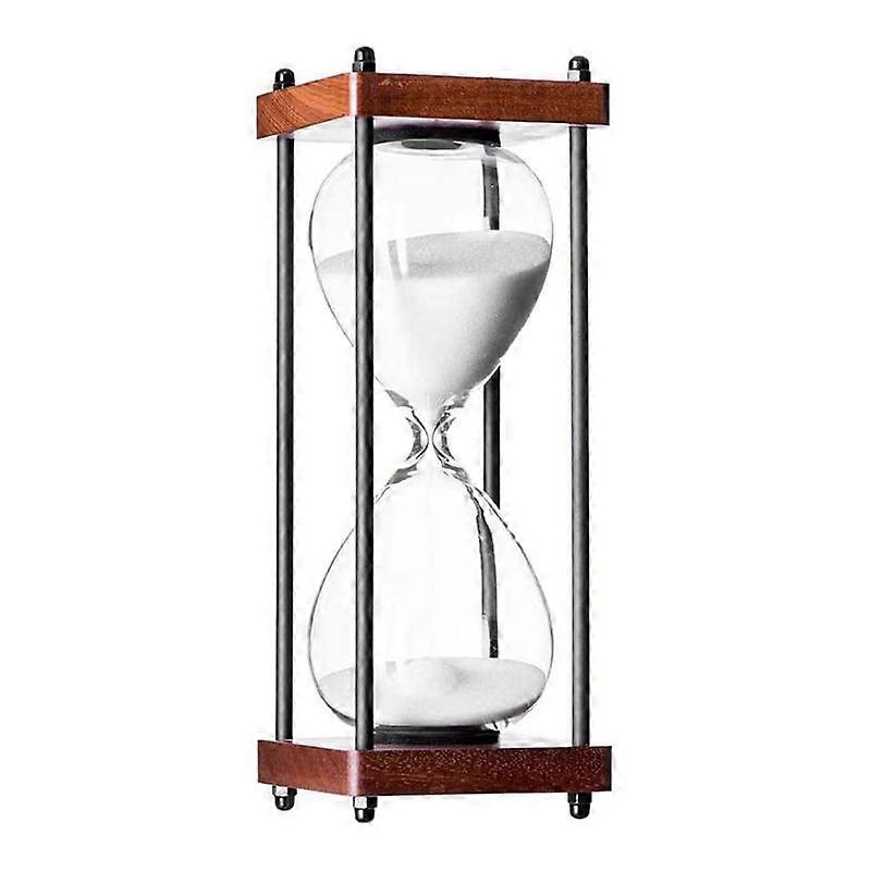 Large Hourglass Time 60 Minutes, Decorative Wooden Sandglass