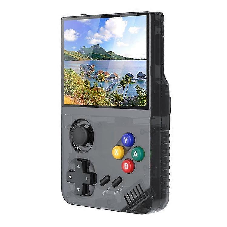 AMPOWN M19 3.5-inch IPS Screen Retro Handheld Game Console 3D Rocker Arcade Gamepad, without Memory Card