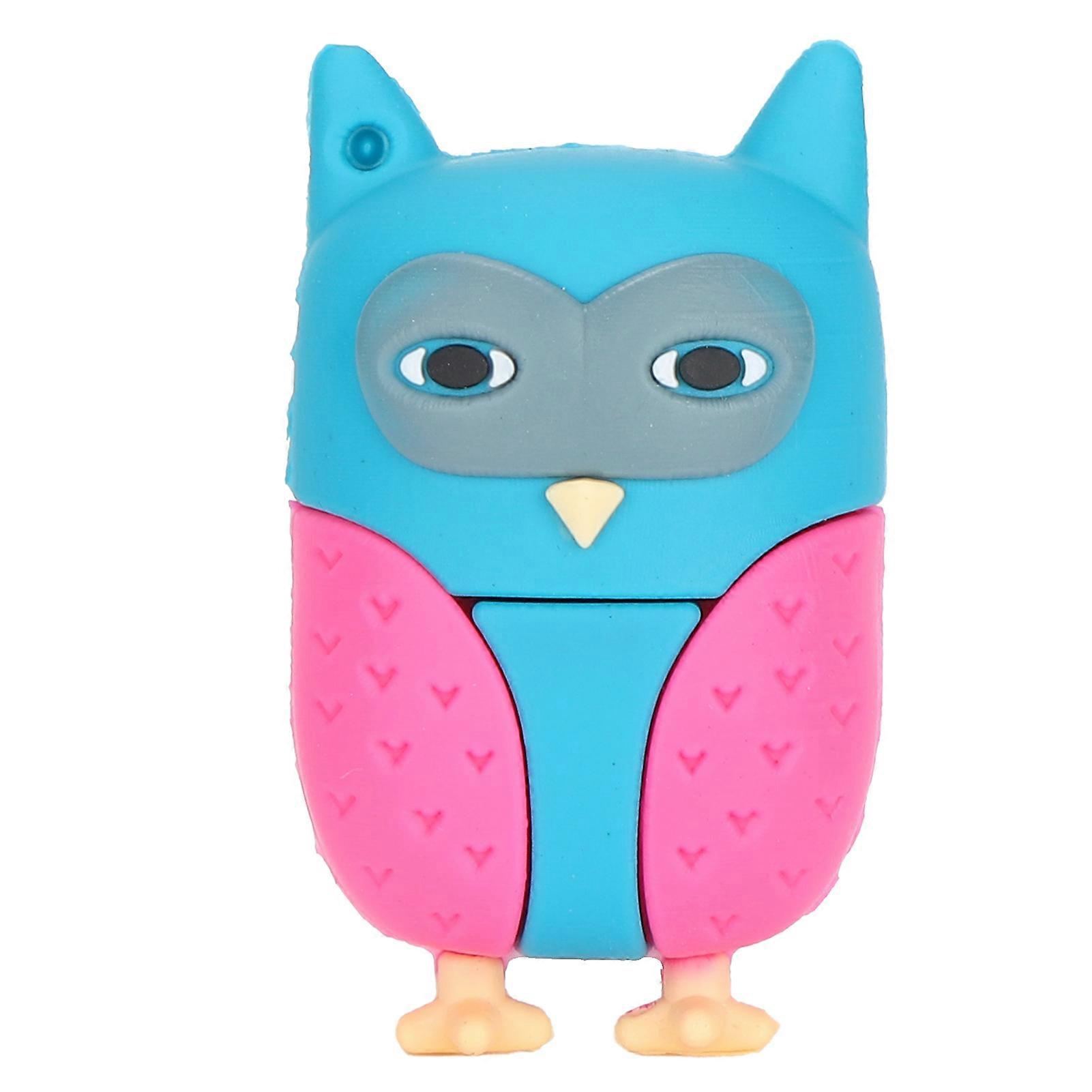 128GB Colorful Owl USB Flash Drive - High-Speed, Durable, Plug & Play, Versatile Storage