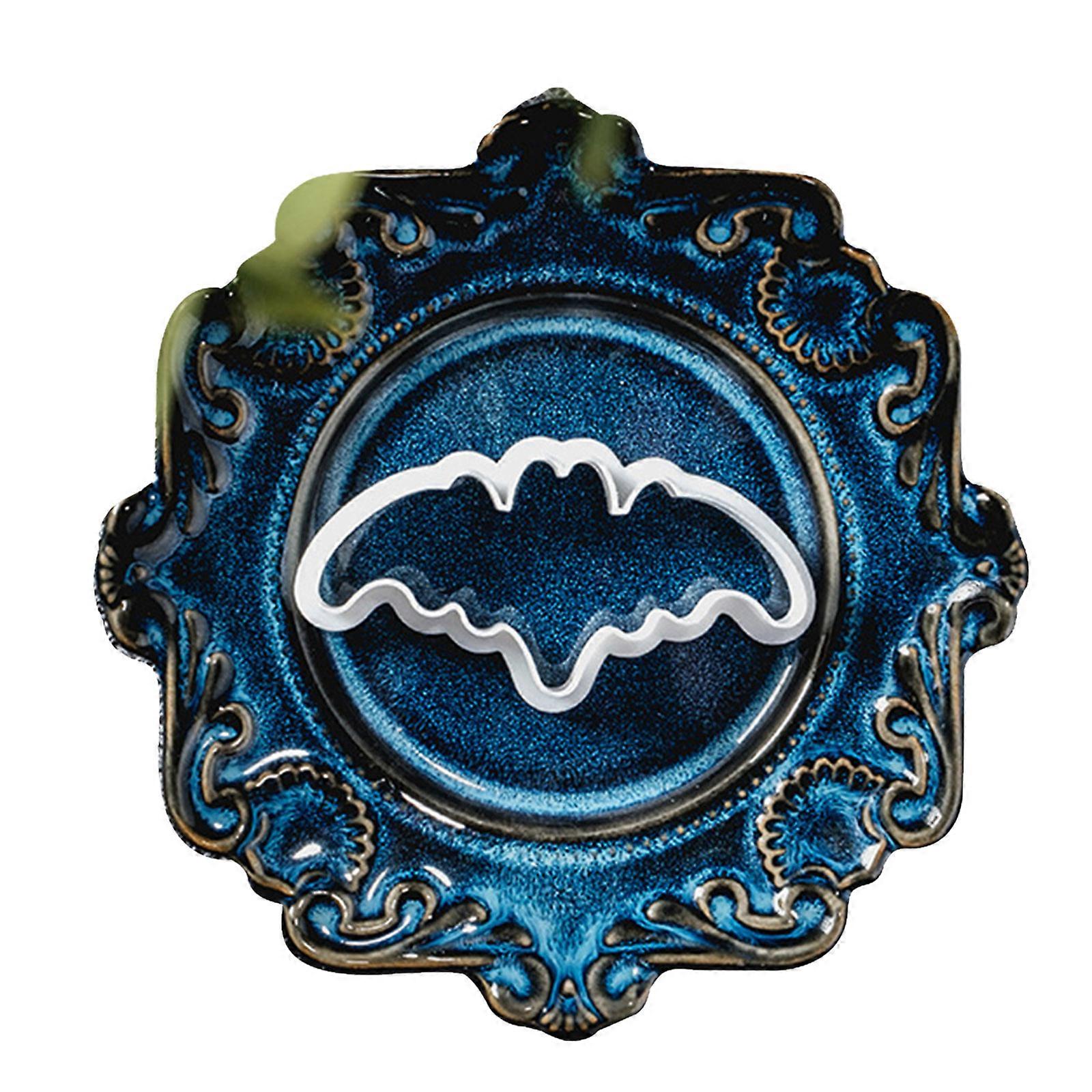 Unique Cartoon Halloween Pattern Cookie Cutter Pressable Biscuits Molds Plastic Cookie Stamp Baking Decorating Tool