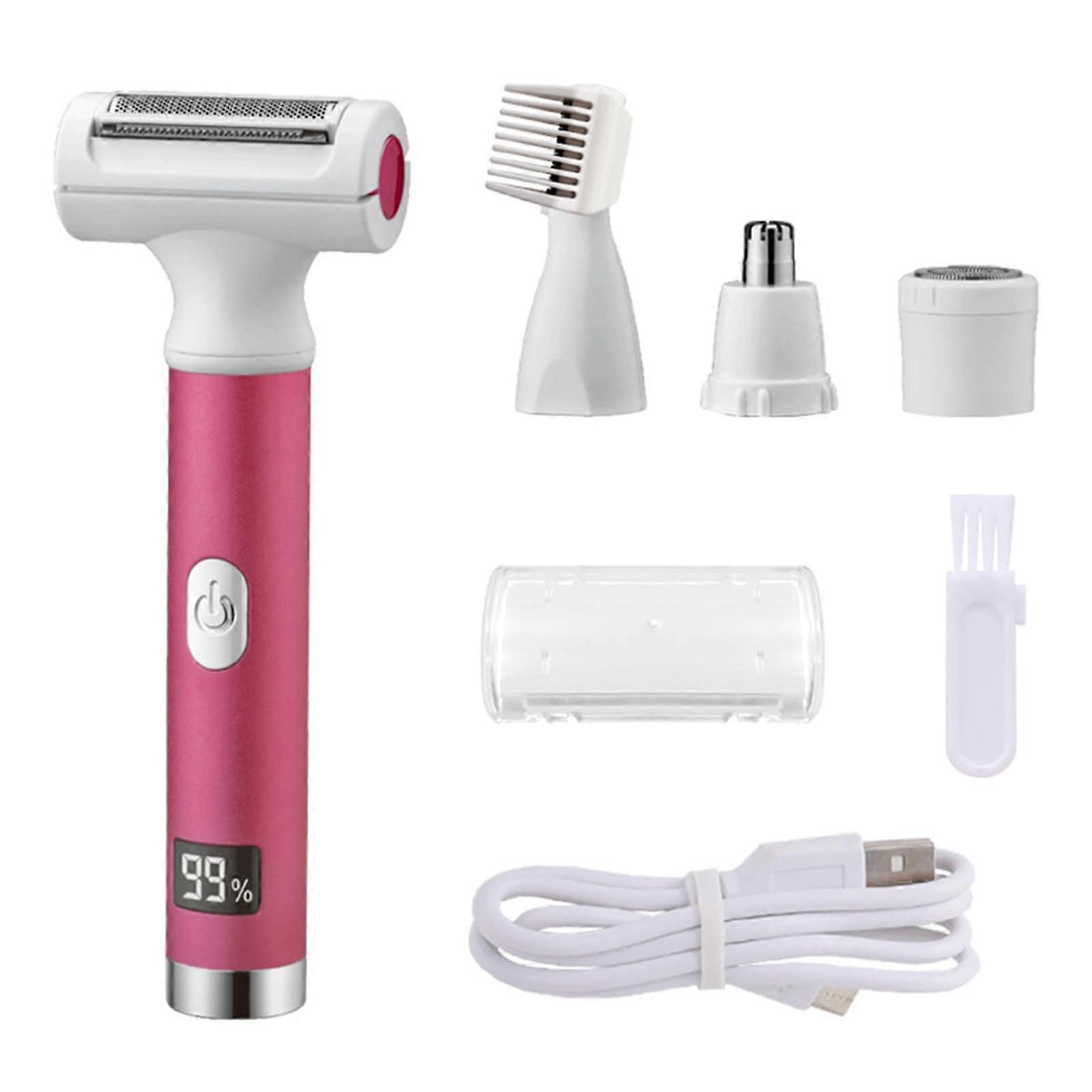 4 In 1 Electric Razor For Women Compact Size Lightweight Design 4-In-1 Grooming Tool