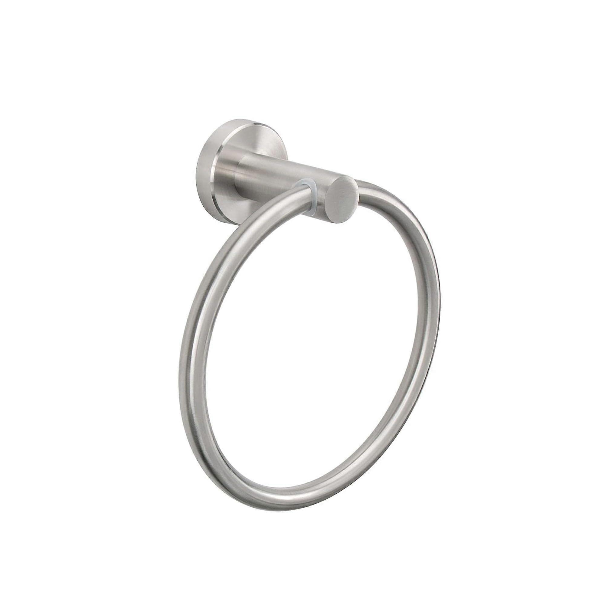 Round Wall-Mounted Stainless Steel Towel Ring For Bathroom Wall-Mounted Accessory
