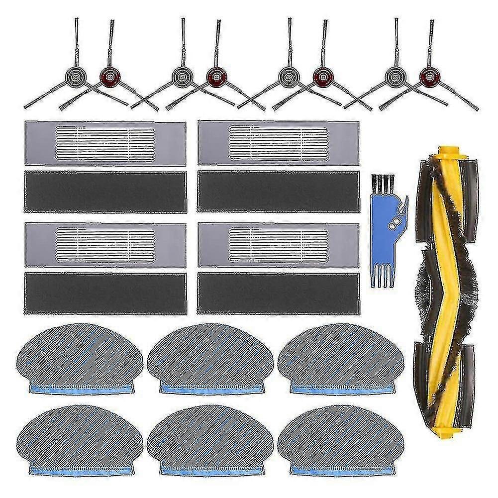 Compatible Main Brush Side Brush Mop Filter Accessories Kit Compatible  With Ecovacs Deebot