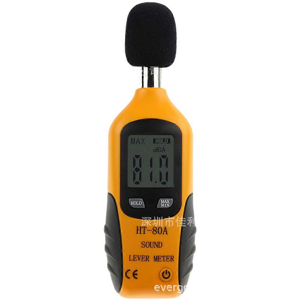 HT-80A digital noise tester small precision noise meter, party supplies professional decibel meter (including 9v battery)
