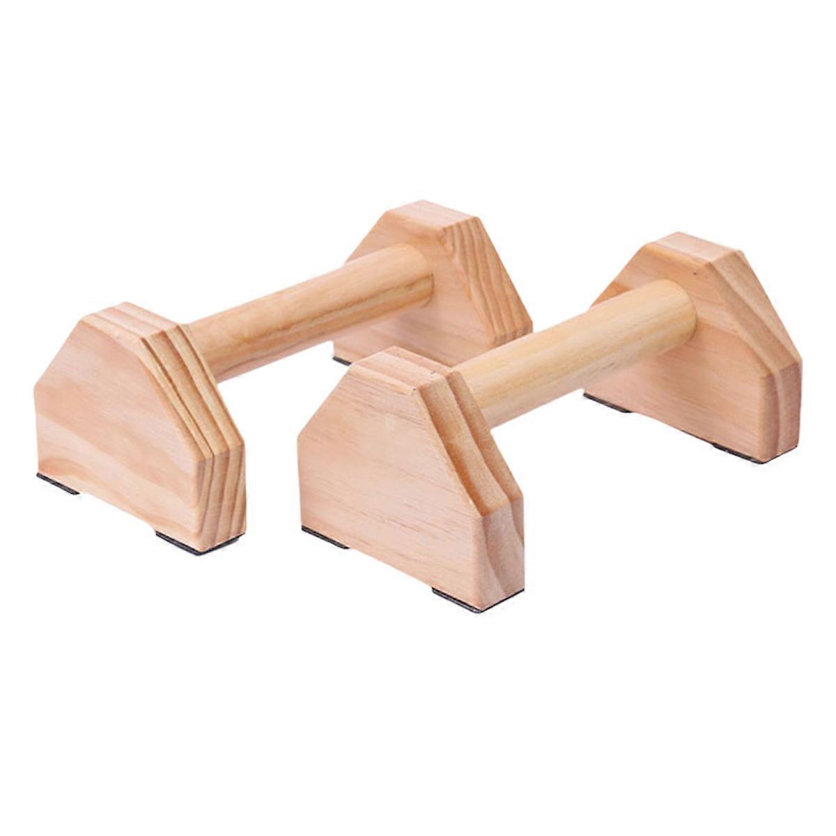 Wooden Push Up Bars, Push Up Handles, Joint-Friendly, Calisthenics Equipment