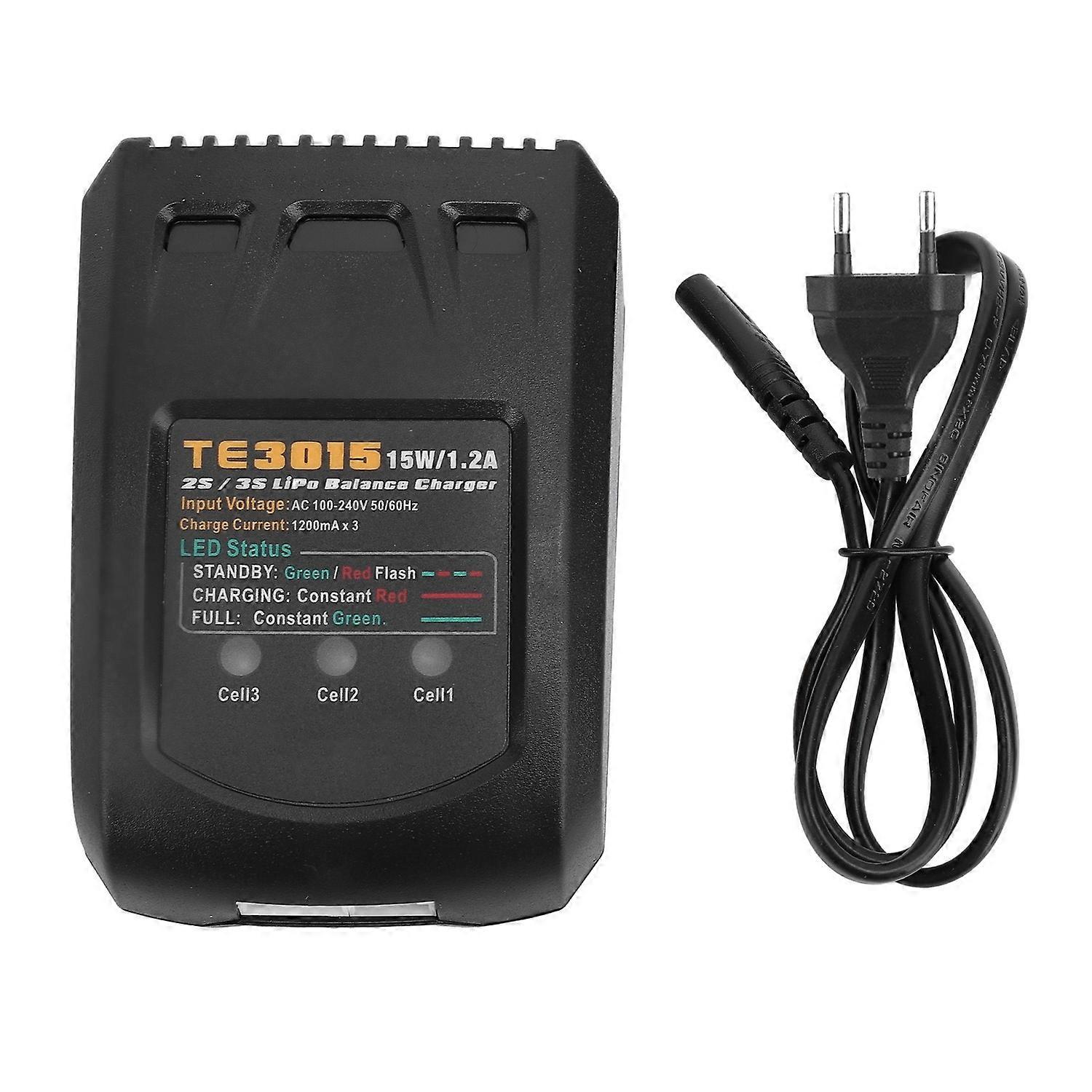 Battery Balance Charger for 2S 3S LiFe Lithium Polymer 1‑8S NiMH 15W High Power RC Car Airplane Boat