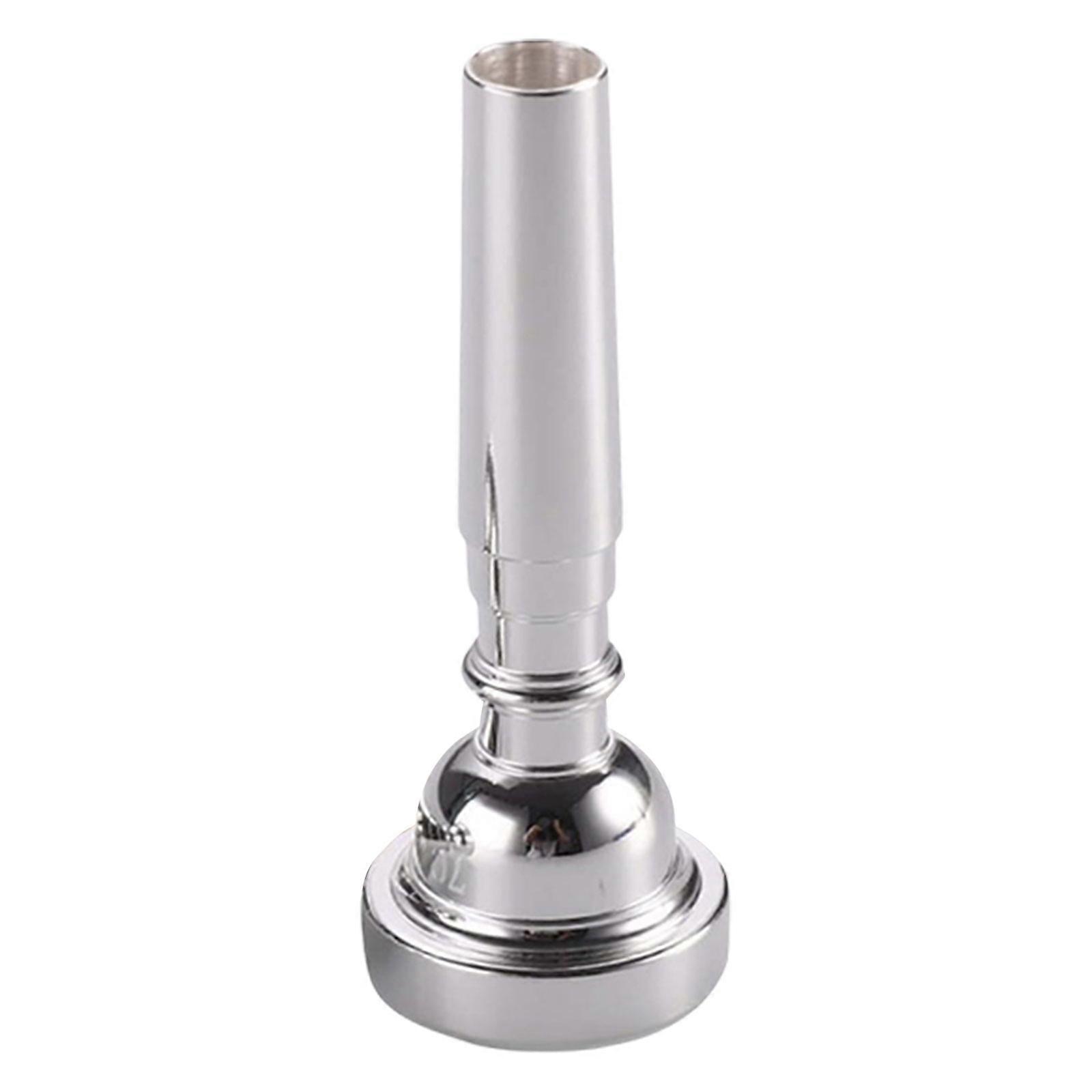 Embouchure de trompette en laiton professionnelle de remplacement Embouchure de trompette plaquée argent Instruments de musique Partie durable