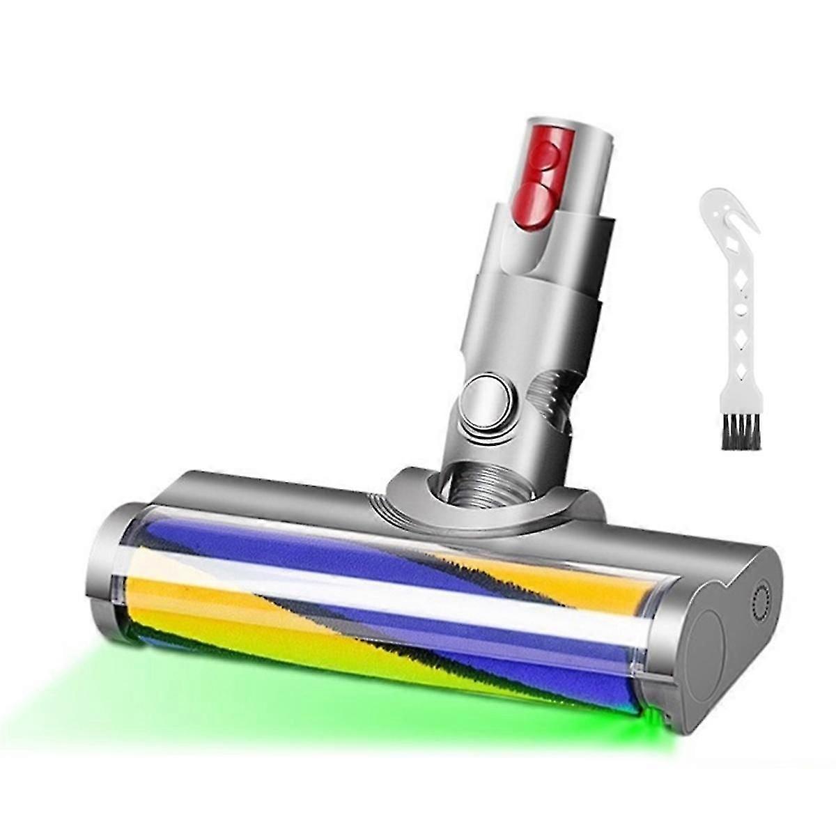 Vacuum Attachments with Dust Detection Light compatible with V10 Slim V12 Cordless Cleaner Hardwood Floor Brus