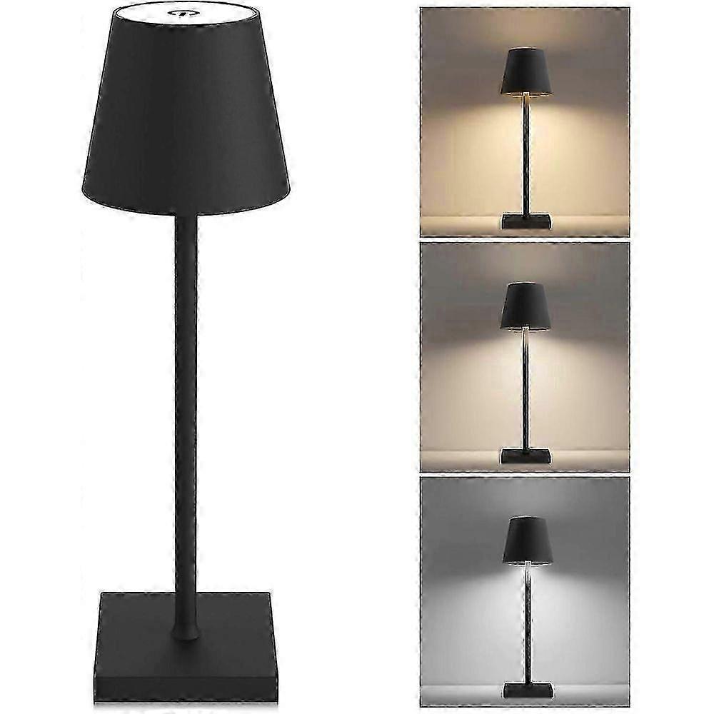 3-way Creative Cordless Table Lamp Dimmable Aluminium Cordless Lamp For Reading Protect