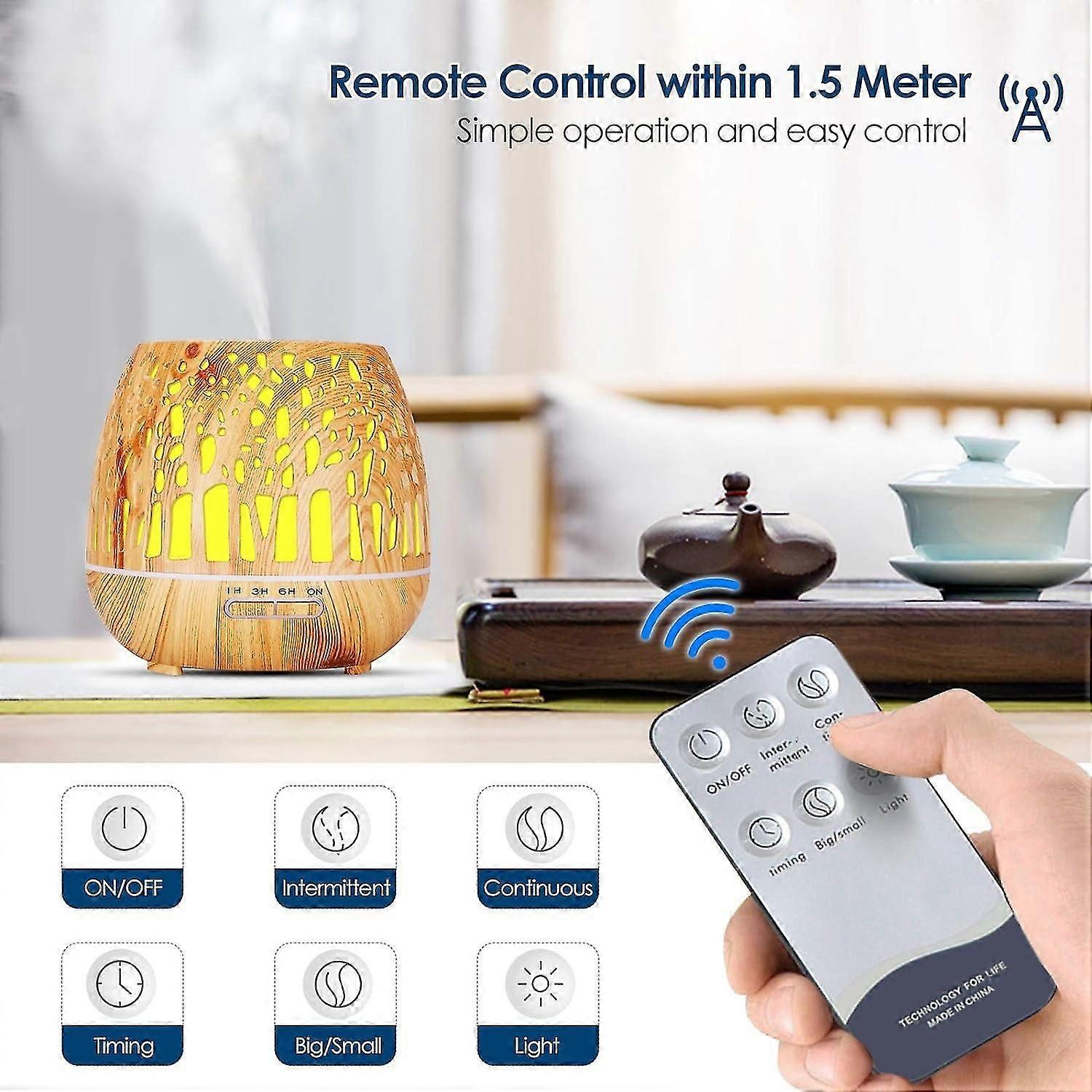 Aromatherapy Diffuser 400ml, Ultrasonic Humidifier