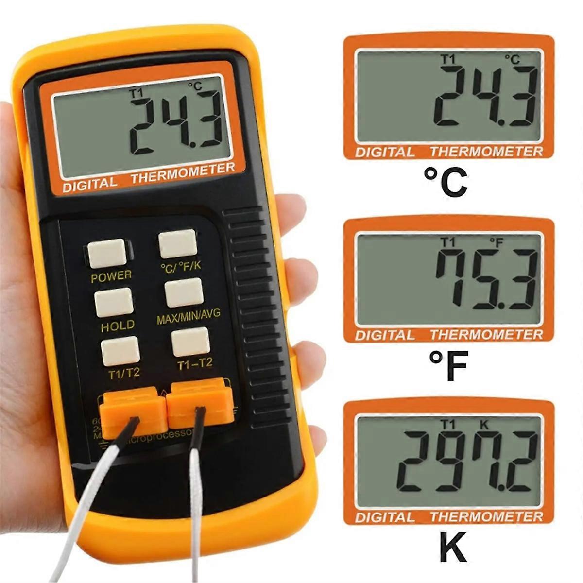 Precise Temperature Measurement Monitoring Heat Meter with 4 ...