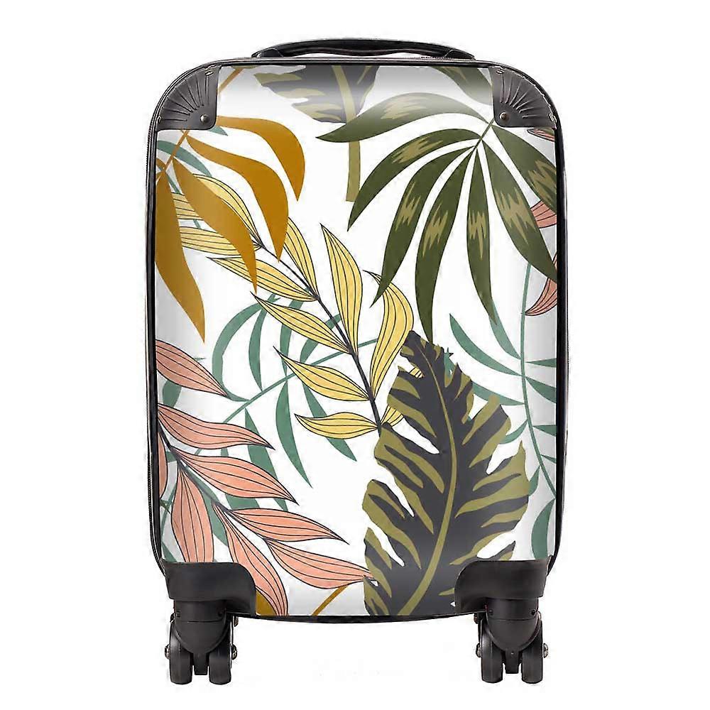 Tropical Leaves Suitcase