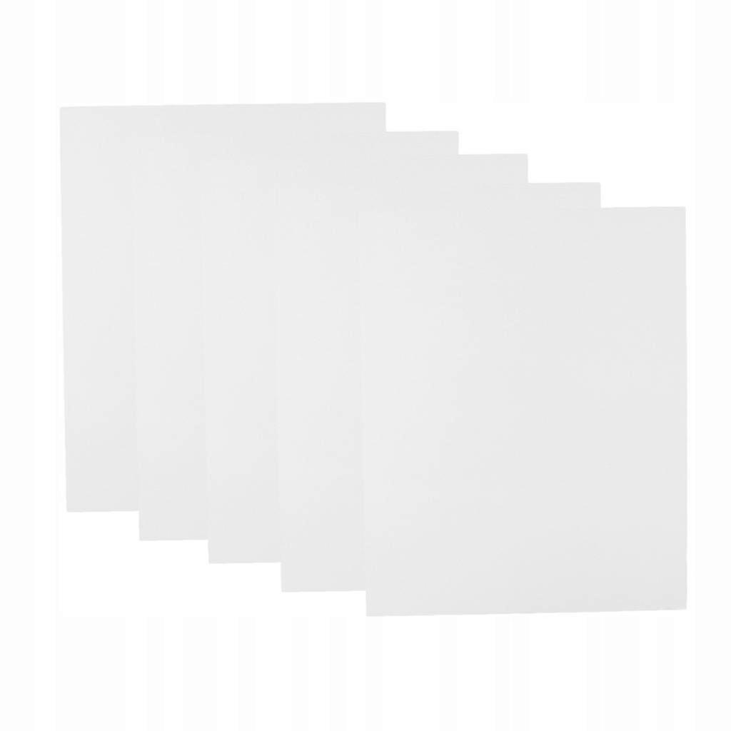5x White Abs Flat Sheet Plate For Sand Table Model