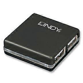 LINDY Mini - Concentrador USB 2.0
