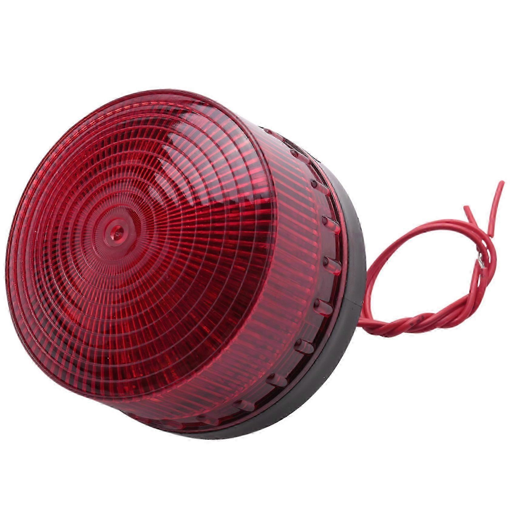 220V Industrial LED Strobe Light with Red Accident Warning Model LTE-5061