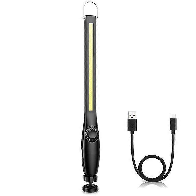 COB LED Flashlight Magnetic Work Light USB Rechargeable Torch Hook Portable Lantern Inspection Light Camping Car Repair Lamp Lamps