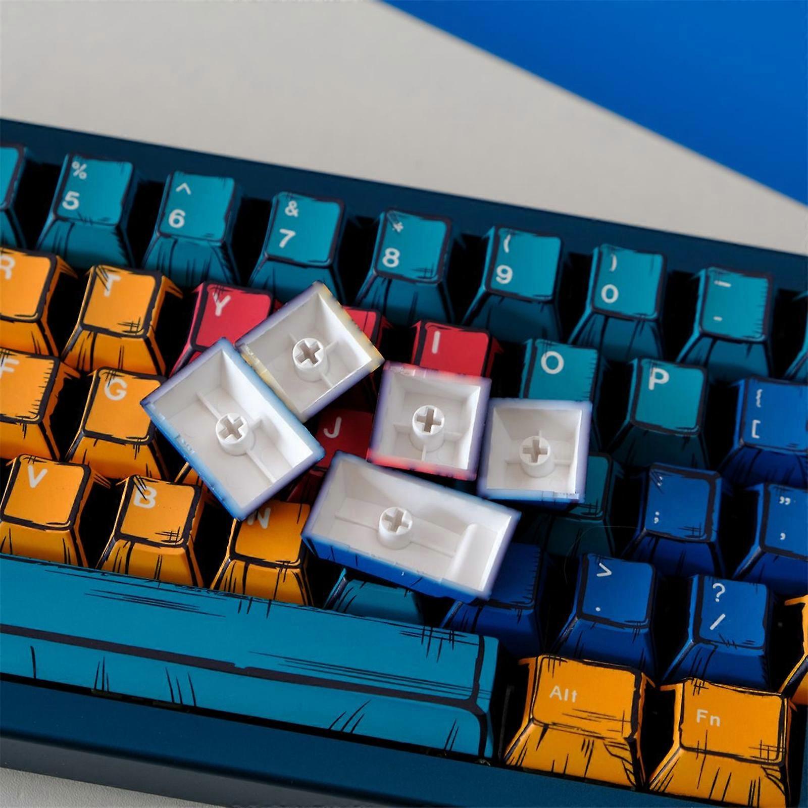 Keycap In Resina Traslucida Jelly Pudding Per Tastiere Meccaniche – Effetto 3D Gelatinoso, Retroilluminazione Uniforme