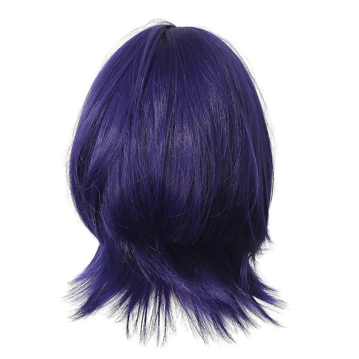 for Genshin Purple Impact cos wig Wanderer skirmisher wig cos