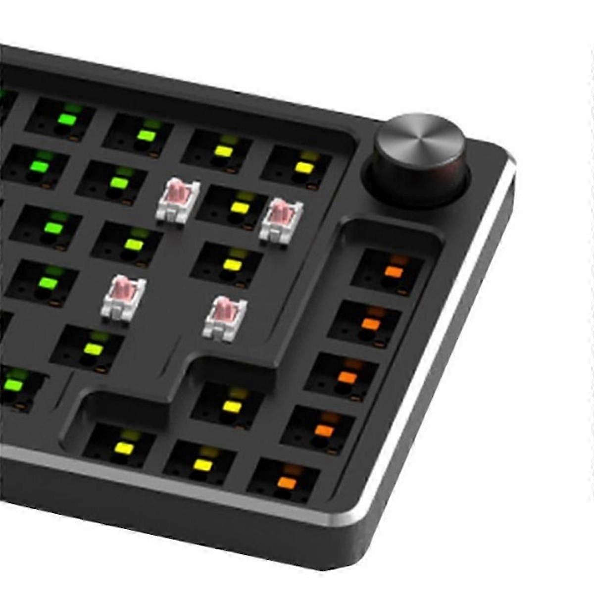 83 Keys Aluminum Mechanical Keyboard Kit Wired RGB Hot Swap Custom Metal Multifunction Gaming Keybo