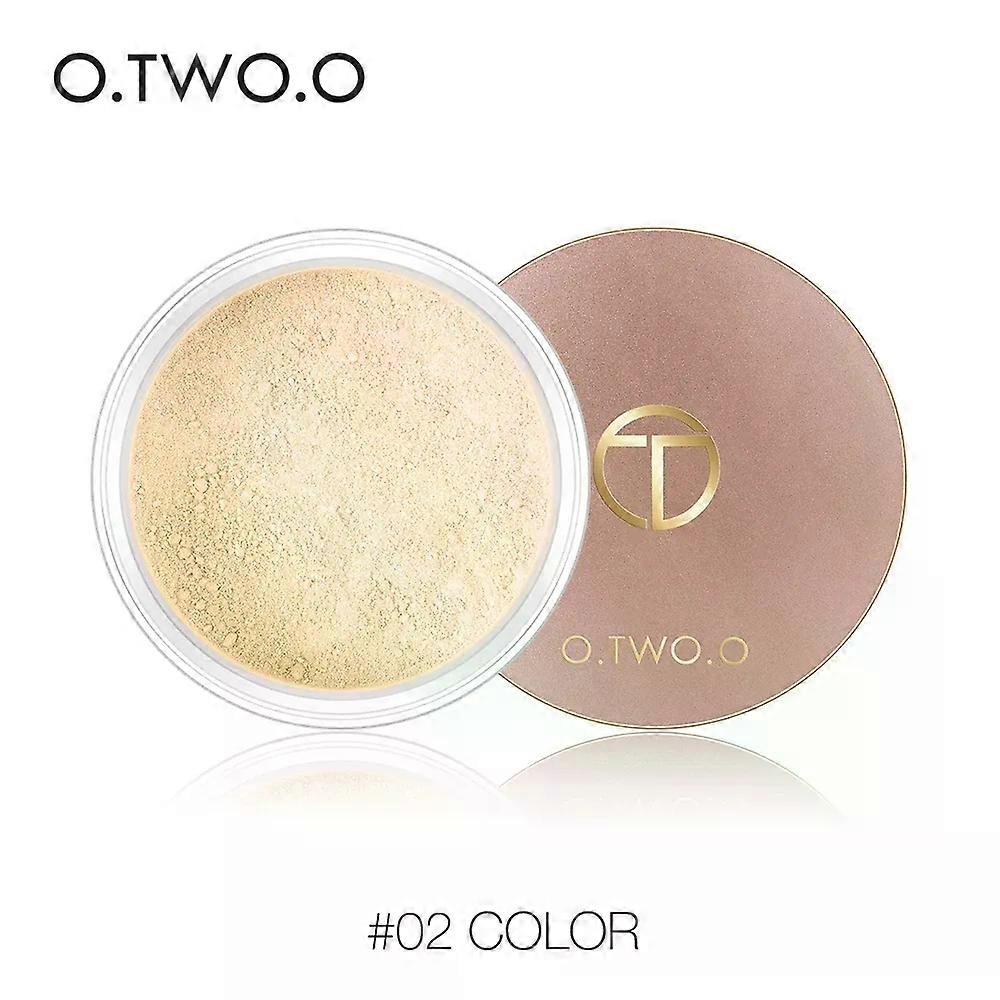 Shibingsheng O.TWO.O Loose Powder Matte Face Powder Long Lasting Invisible Pores Base Makeup Setting Powder Waterproof Make up Lock Powder