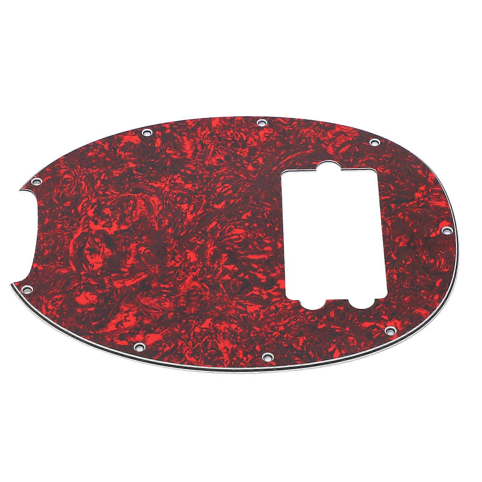 4 String Bass Guard Plate Plastic Scratch Pickguard Stringed Instrument Parts for Music Man MM2