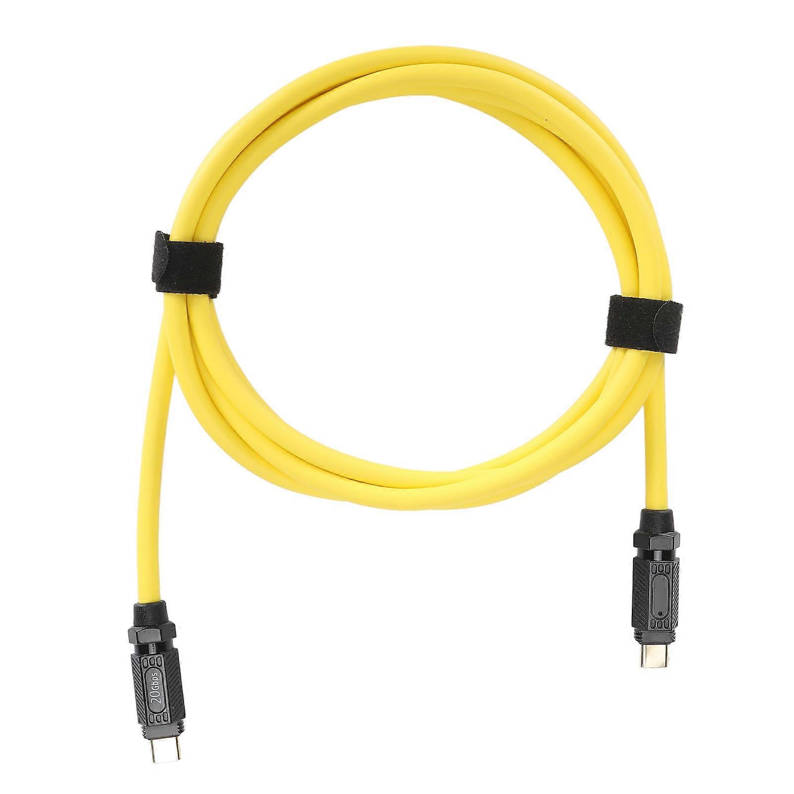 2m Type C Extension Cable, 140W Fast Charging, 20Gbps, 8K 60Hz HD Display, E-Marker Chip